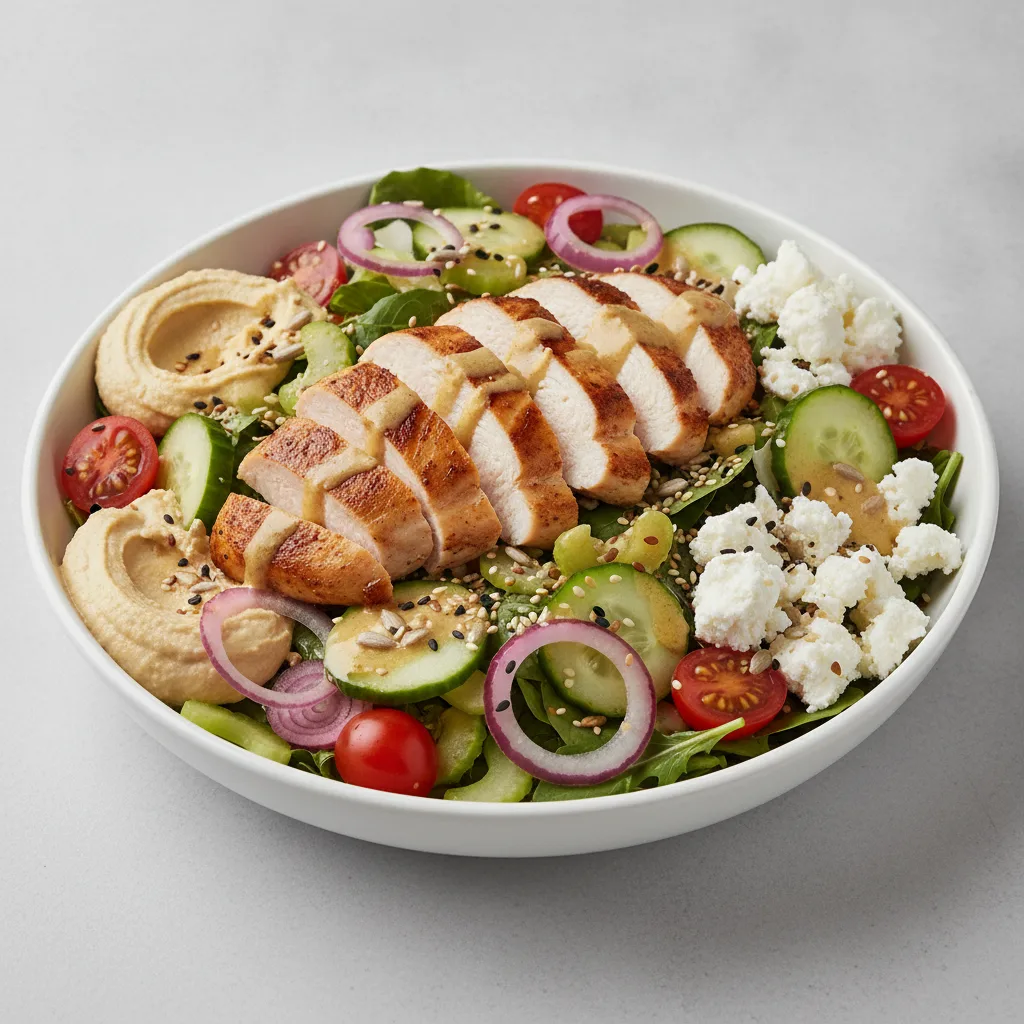 Mediterranean Mix Salad - Chicken