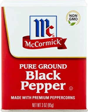 McCormick Pure Ground Black Pepper, 3.00 oz McCormick Pure Ground Black Pepper, 3.00 oz