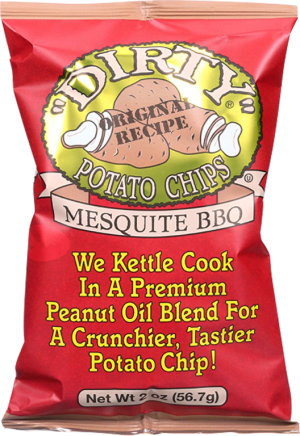 Dirty Potato Chips, Mesquite, 2.00 oz Dirty Potato Chips, Mesquite, 2.00 oz