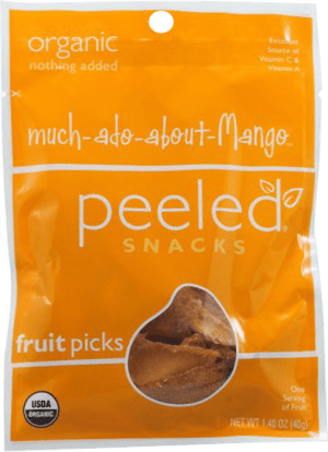 Peeled Snacks, Organic Mango, 1.23 oz Peeled Snacks, Organic Mango, 1.23 oz