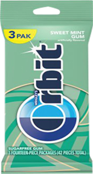 Orbit Gum, Sweet Mint Orbit Gum, Sweet Mint