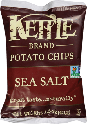 Kettle Brand Potato Chips, Sea Salt, 1.50 oz Kettle Brand Potato Chips, Sea Salt, 1.50 oz