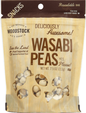 Woodstock Wasabi Peas, 7.50 oz, (Bulk) Woodstock Wasabi Peas, 7.50 oz, (Bulk)
