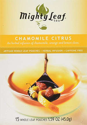 Mighty Leaf Whole Leaf, Chamomile Citrus, 100ct box Mighty Leaf Whole Leaf, Chamomile Citrus, 100ct box