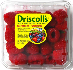 Organic Raspberries, 6 oz tray Organic Raspberries, 6 oz tray