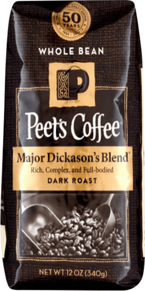 Peet's Coffee Ground, House Blend Decaf, 16 oz, whole bag Peet's Coffee Ground, House Blend Decaf, 16 oz, whole bag