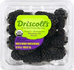 Organic Blackberries, 6 oz tray Organic Blackberries, 6 oz tray