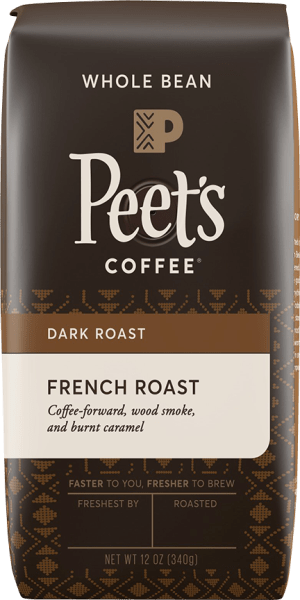 Peet's Whole Bean Coffee, French Roast, 16 oz, whole bag Peet's Whole Bean Coffee, French Roast, 16 oz, whole bag