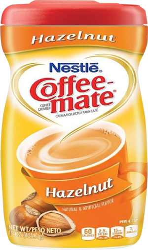 Coffee-Mate Powder Canister, Hazelnut, 15 oz Coffee-Mate Powder Canister, Hazelnut, 15 oz
