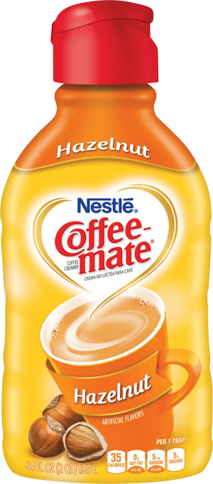 Coffee-Mate, Hazelnut, 64 oz, large bottle Coffee-Mate, Hazelnut, 64 oz, large bottle