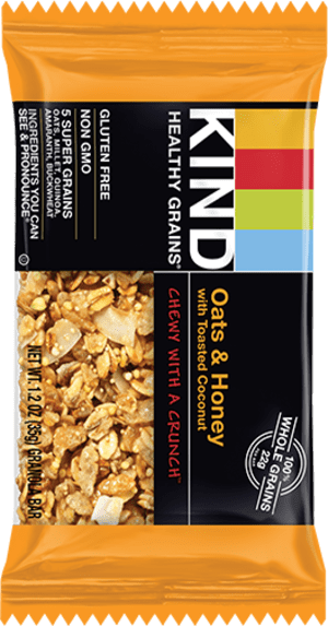 KIND Bar, Oat & Honey with Coconut, 1.2 oz KIND Bar, Oat & Honey with Coconut, 1.2 oz