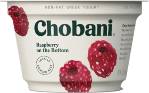 Chobani Greek Yogurt, 0% Raspberry, 5.3 oz Chobani Greek Yogurt, 0% Raspberry, 5.3 oz