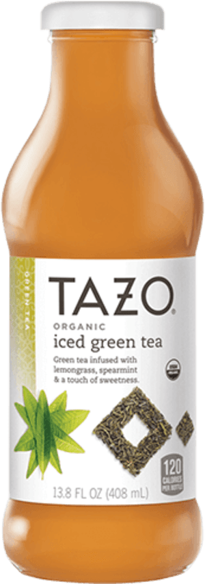 Tazo Iced Tea, Iced Green Tea, 13.8 oz (glass) Tazo Iced Tea, Iced Green Tea, 13.8 oz (glass)