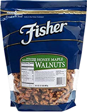 Fisher Honey Maple Walnuts, 32 oz (bulk) Fisher Honey Maple Walnuts, 32 oz (bulk)