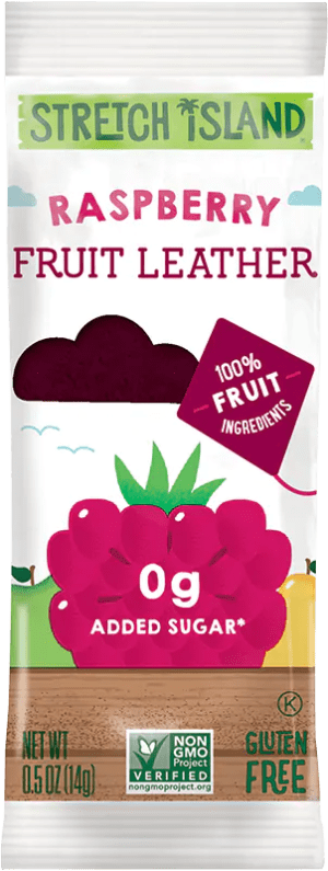 Stretch Island Fruit Leather, Raspberry, 1 stick Stretch Island Fruit Leather, Raspberry, 1 stick