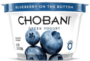 Chobani Greek Yogurt, 0% Blueberry, 5.3 oz Chobani Greek Yogurt, 0% Blueberry, 5.3 oz