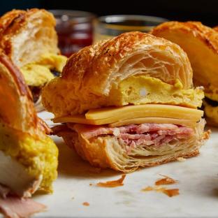 Individually Packaged: Emmental Croissant Breakfast Sandwich Individually Packaged: Emmental Croissant Breakfast Sandwich