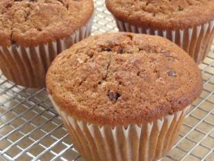 Cappuccino Muffin with Butter and Fruit Salad Cappuccino Muffin with Butter and Fruit Salad