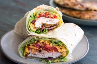 Gluten Free Grilled Chicken BLT Wrap Gluten Free Grilled Chicken BLT Wrap