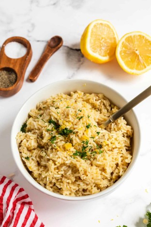 Lemon Pesto Rice