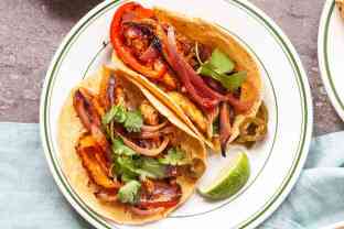 Chicken Fajita Taco on Corn Tortilla Chicken Fajita Taco on Corn Tortilla