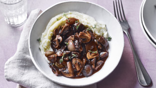 Mushroom Bourguignon