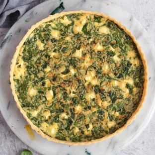 Spinach Feta Quiche