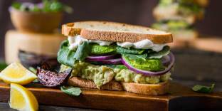Smashed Avocado Sandwich