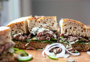 Skirt Steak Sandwich