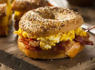 Bacon Egg and Cheese on Bagel