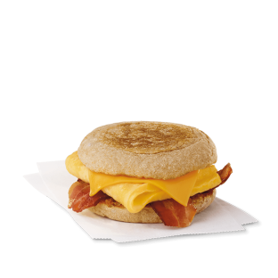 Bacon Egg and Cheese on English Muffin