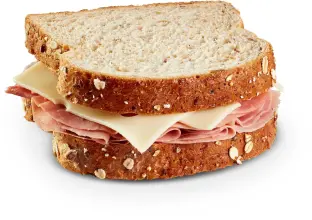 Ham and Swiss Cheese Sandwich
