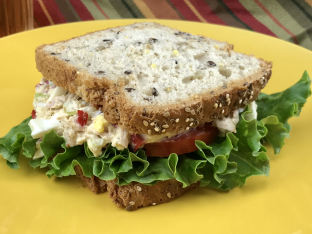 Gluten Free Tuna Salad Sandwich Wrap