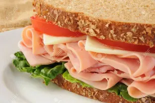 Gluten Free Ham and Swiss Cheese Wrap