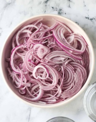 Sliced Red Onion Sliced Red Onion