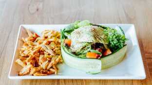 Gluten Free Halal Certified Chicken Shawarma Entree Salad Gluten Free Halal Certified Chicken Shawarma Entree Salad
