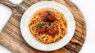 Whole Wheat Spaghetti With Meatballs Whole Wheat Spaghetti With Meatballs