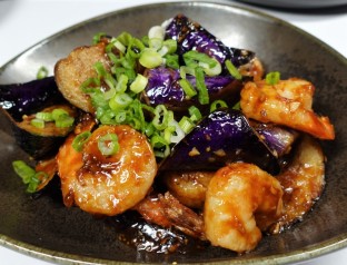Spicy Eggplant Shrimp with Garlic Sauce Spicy Eggplant Shrimp with Garlic Sauce