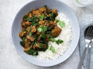 [18oz] Halal Lamb Saag Boxed Meal