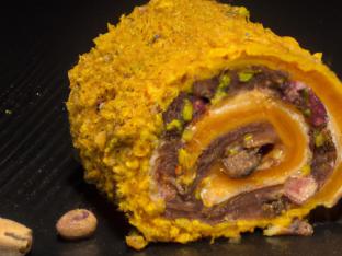 Mango, Hazelnut Paste and Pistachio Turkish Delight Mango, Hazelnut Paste and Pistachio Turkish Delight