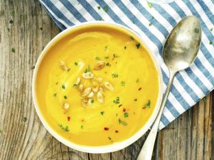 Curried Butternut Squash Soup (vegan) Curried Butternut Squash Soup (vegan)