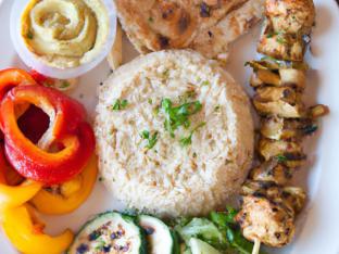 Halal Certified Ground Chicken Kebab Plate Halal Certified Ground Chicken Kebab Plate