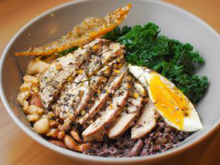 Dual Protein - Lemon Herb Chicken, Grilled Steak Grain Bowl Dual Protein - Lemon Herb Chicken, Grilled Steak Grain Bowl