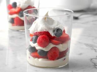 Berries Honey Yogurt Parfait