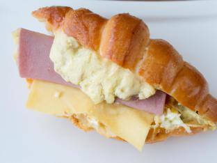 Ham, Egg and Swiss Croissant
