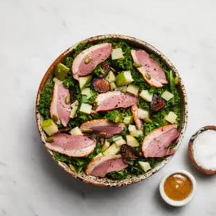 Dairy Free Smoked Duck Breast La Mancha Entree Salad Dairy Free Smoked Duck Breast La Mancha Entree Salad