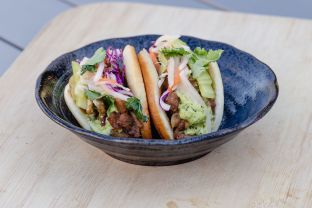 2 Shoyu Pork Buns and Salad Box