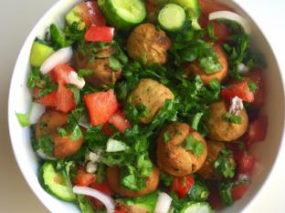 Falafel Coban Salad (Vegan)