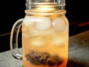 Assam Black Tea Plg with Boba [Half Sweet]