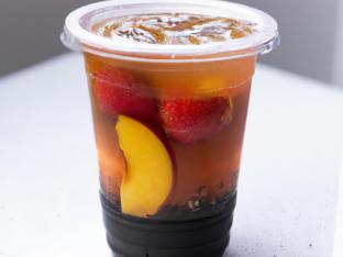 Assam Black Tea Lady Bug with Boba [Half Sweet]